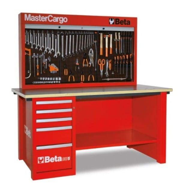 Beta Tools C57S/A-R-MASTERCARGO WORKBENCH RED