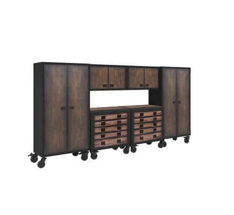 Duramax 6-Piece Garage Storage Combo Set with Tool Chests, Wall Cabinets and Free Standing Cabinets