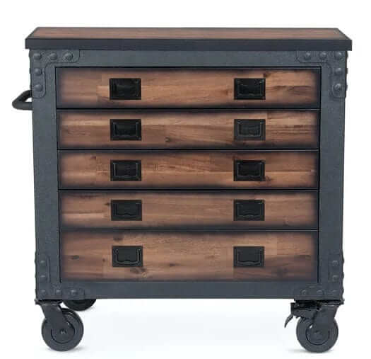 Duramax 8-Piece Garage Storage Combo Set w/ Tool Chests,Wall Cabinets,Folding Table and Free Standing Cabinets