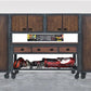 Duramax 5-Piece Garage Storage Combo Set w/ Workbench, Wall Cabinets and Free Standing Cabinets