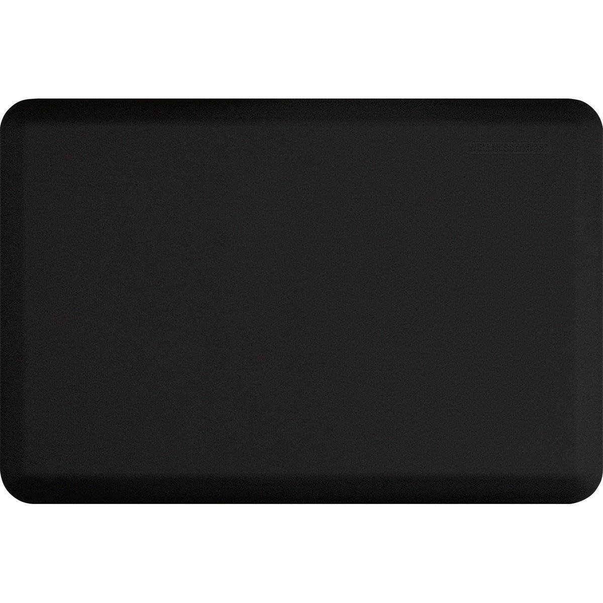WellnessMat Original 3'x2' 32WMRBLK, Black A popular floor mat with elegant design. A kitchen mat that gives padded support.