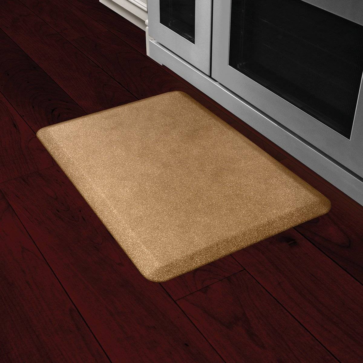 WellnessMats Granite 3'X2' 32WMRGG, Granite Gold A kitchen rug that relieves pressure and discomfort. A non-toxic ergo mat.