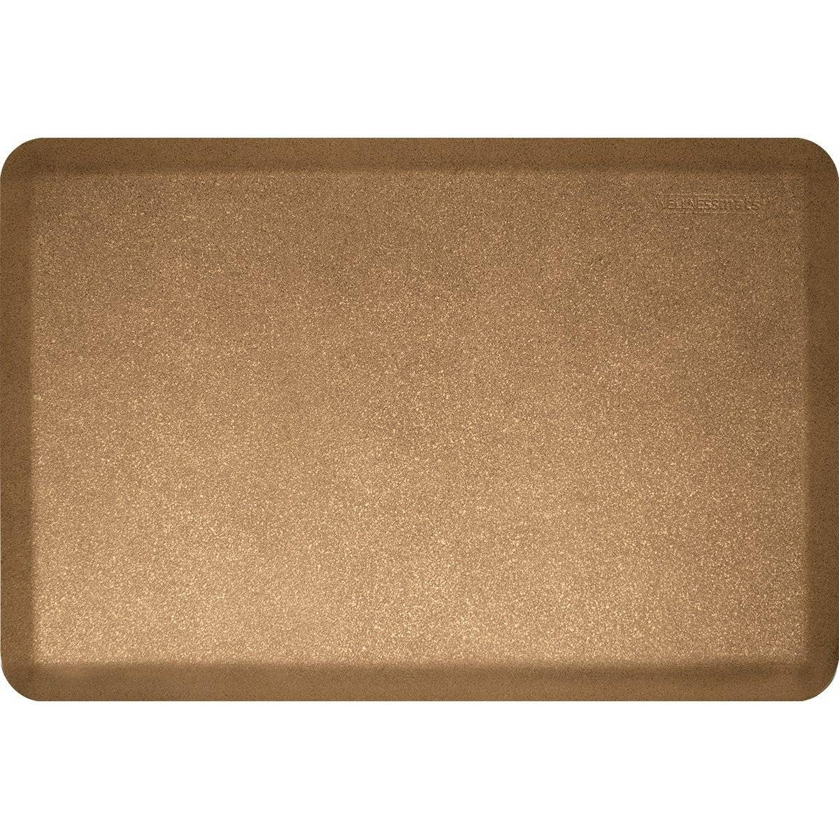 WellnessMats Granite 3'X2' 32WMRGG, Granite Gold A popular floor mat with elegant design. A kitchen mat that gives padded support.