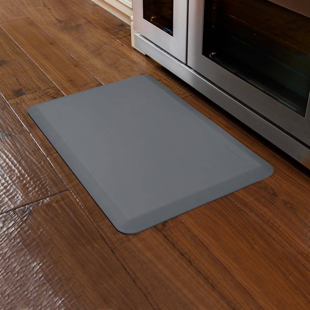 WellnessMat Original 3'x2' 32WMRGRY, Gray An anti-microbial kitchen mat. An ergo mat that reduces impact on the legs and back