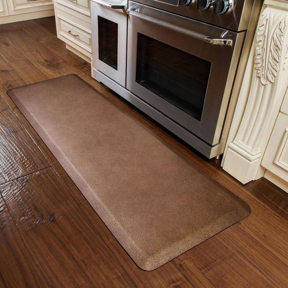 WellnessMats Granite 6'X2' 62WMRGC, Granite Copper A floor mat that has smooth surface. An ergo mat that gives comfort and relaxation while working in the kitchen or in any part of the house.