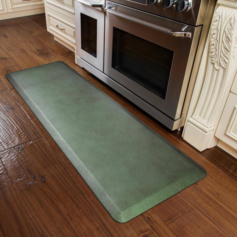 WellnessMats Granite 6'X2' 62WMRGE, Granite Emerald An anti fatigue mat that increases proper circulation. A non-slip floor mat.