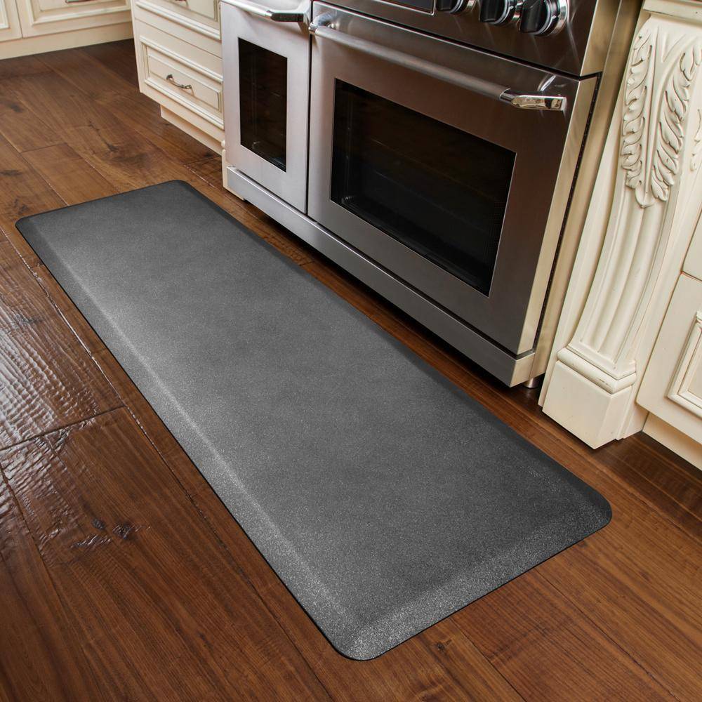 WellnessMats Granite 6'X2' 62WMRGS, Granite Steel A kitchen rug that relieves pressure and discomfort. A non-toxic ergo mat.