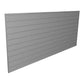 Proslat Garage Storage PVC Slatwall 8 ft. x 4 ft. Light Gray 88107