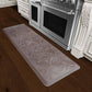 Wellnessmats Bella Estates Shades of Silver EB62WMRBNBRN,Quartz A floor mat that has smooth surface. An ergo mat that gives comfort and relaxation while working in the kitchen or in any part of the house.
