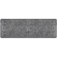 Wellnessmats Bella Estates Shades of Silver EB62WMRBNGRY,Slate A recyclable kitchen rug. Anti-microbial floor mat that gives comfort to your feet.