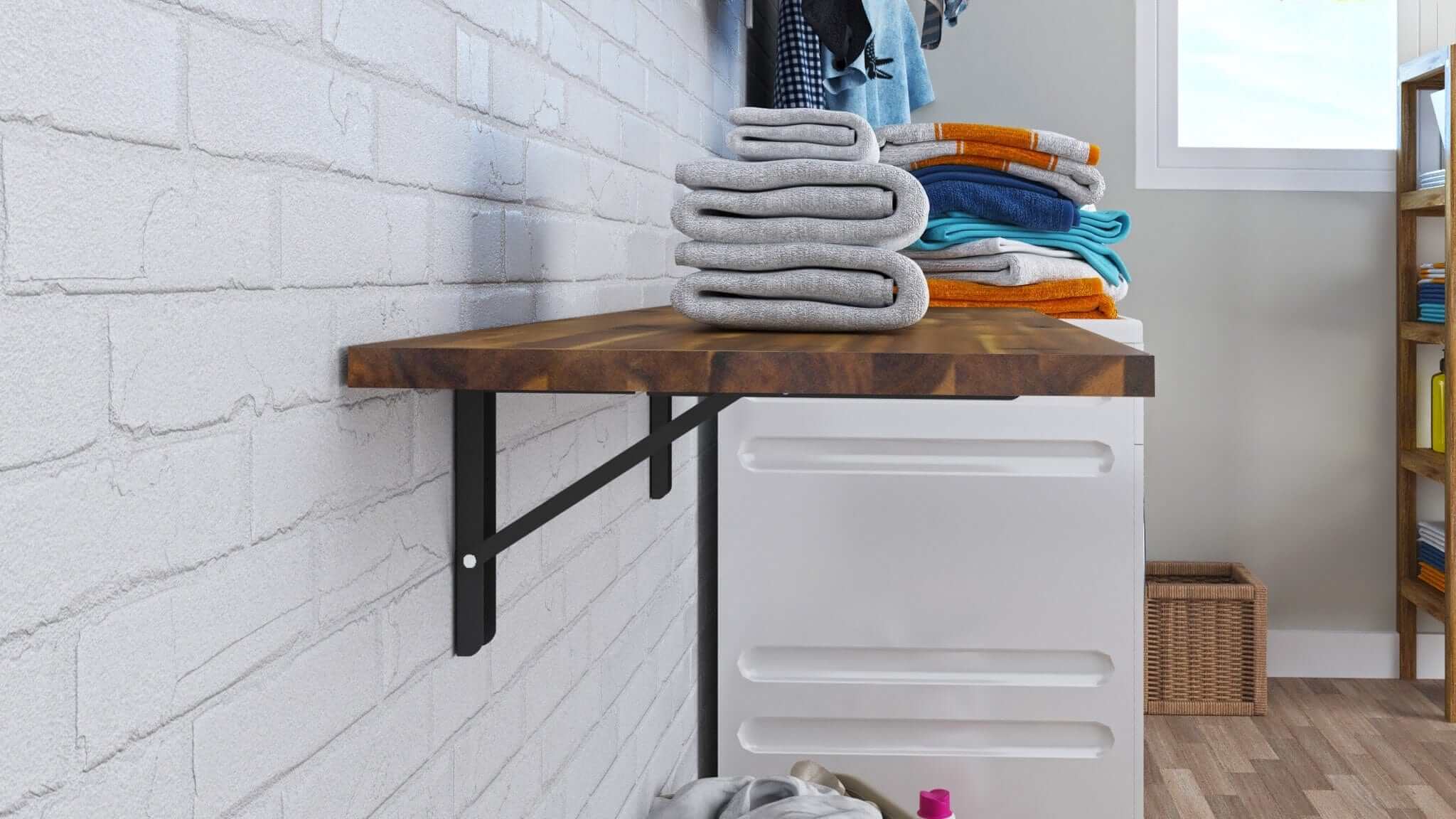 Duramax Spence 48" Wall Mounted Folding Table 68032