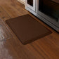 WellnessMats Bella Motif 3' X 2' MB32WMRBRN, Brown A floor mat that has smooth surface. An ergo mat that gives comfort and relaxation while working in the kitchen or in any part of the house.