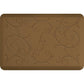 WellnessMats Bella Motif 3' X 2' MB32WMRTAN, Tan A recyclable kitchen rug. Anti-microbial floor mat that gives comfort to your feet.