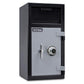 MESA Safes Depository Safe w/ Combination Lock Black-Grey MFL2714CILK