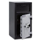 MESA Safes Depository Safe 1.3 cu.ft. Combination Lock Black-Grey