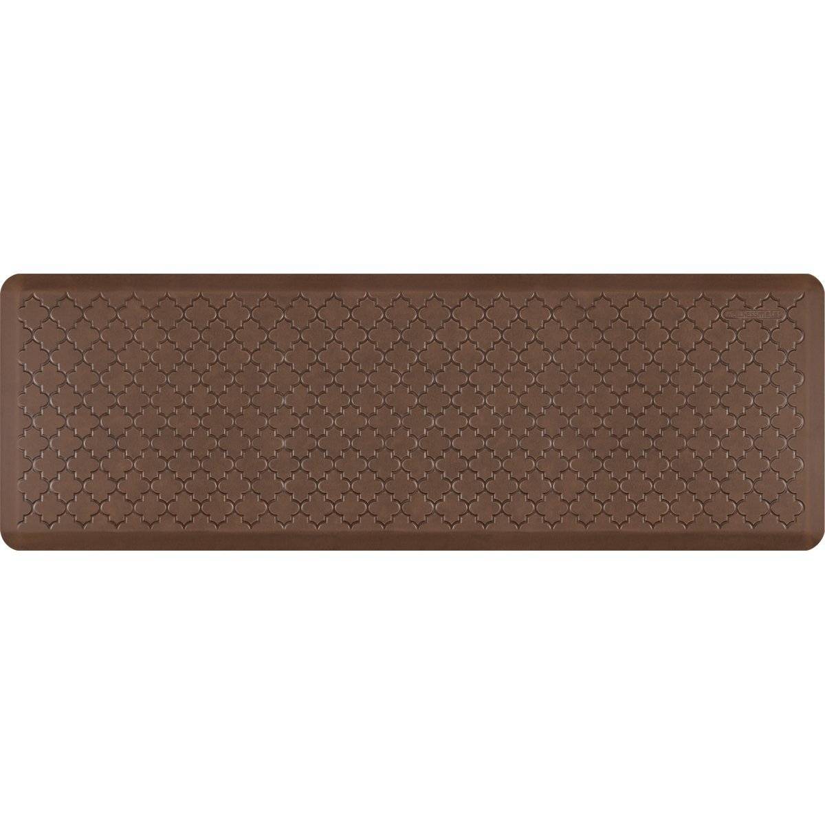 WellnessMats Trellis Antique 6'X2' MT62WMRLT, Antique Light A recyclable kitchen rug. Anti-microbial floor mat that gives comfort to your feet.