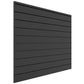 Proslat Garage Storage PVC Slatwall 4 ft. x 4 ft. Charcoal 88104