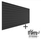 Proslat Garage Storage PVC SlatwallMini Bundle - Charcoal 33007K