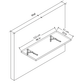 Duramax Spence 48" Wall Mounted Folding Table 68032