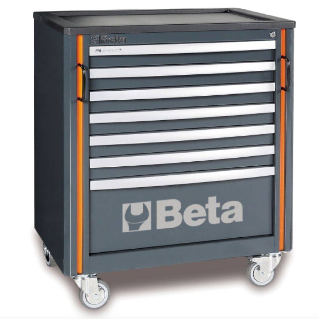 Beta Tools C55 C7-MOBILE ROLLER CAB WITH 7 DRAWERS - Garage Tools Storage