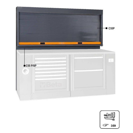 Beta Tools C55 PSP-TOOL PANEL WITH SHUTTER - Garage Tools Storage