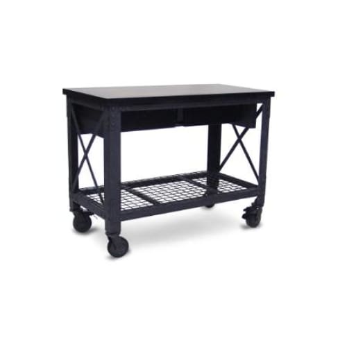 Duramax 48" x 24" 2 Drawer Industrial Workbench Side View 68002