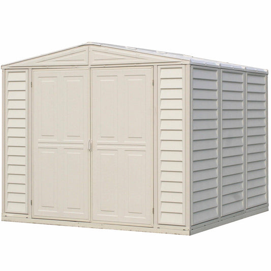 Duramax 8' x 8' DuraMate Shed with Foundation Kit 00384 - Garage Tools Storage