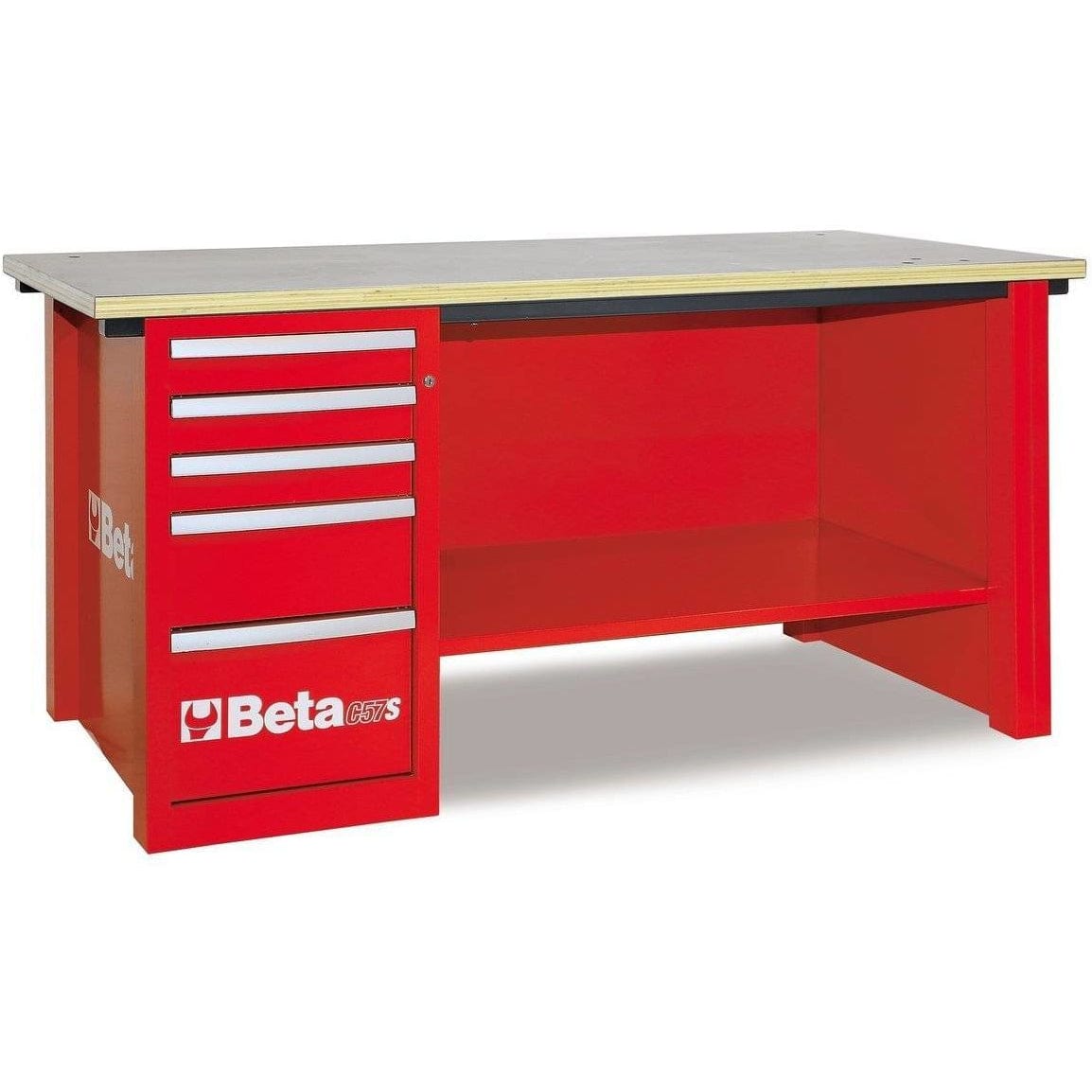 Beta Tools C57S D/R-MASTERCARGO WORKBENCH RED - Garage Tools Storage
