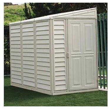 Duramax 4' x 8' SideMate Shed with Foundation 06625 - Garage Tools Storage