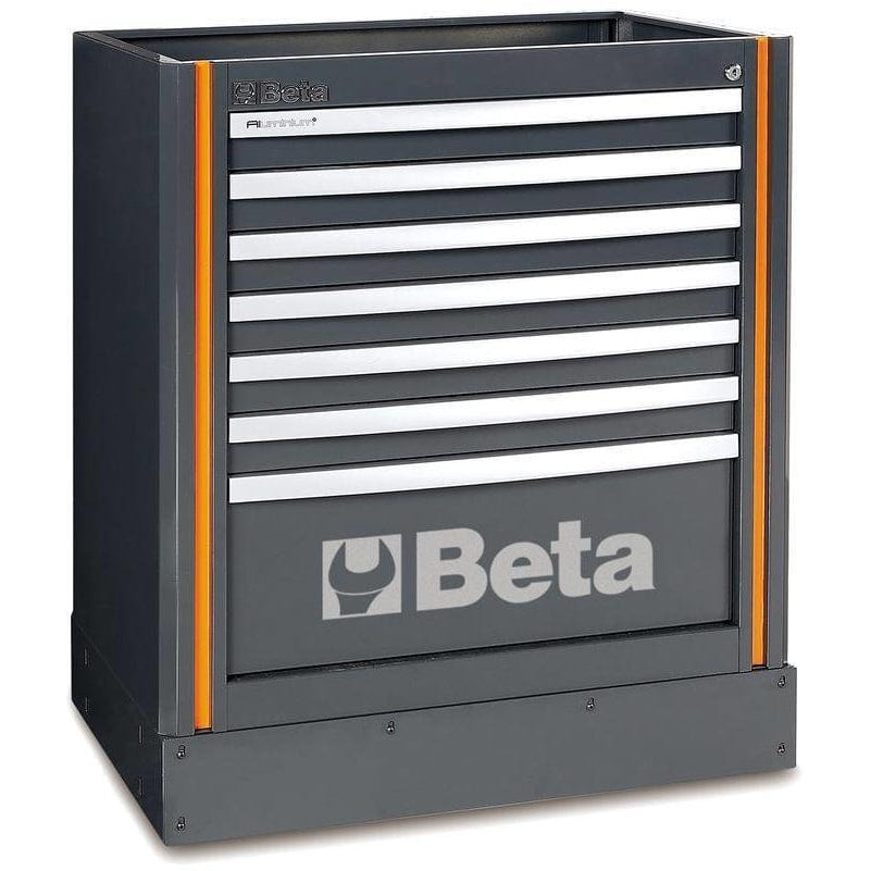 Beta Tools C55 M7-FIXED MODULE WITH 7 DRAWERS - Garage Tools Storage