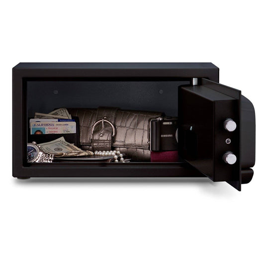 MESA Safes Hotel Safe 0.4 cu. ft. w/ Electronic Lock,Black MH101E-BLK-KA