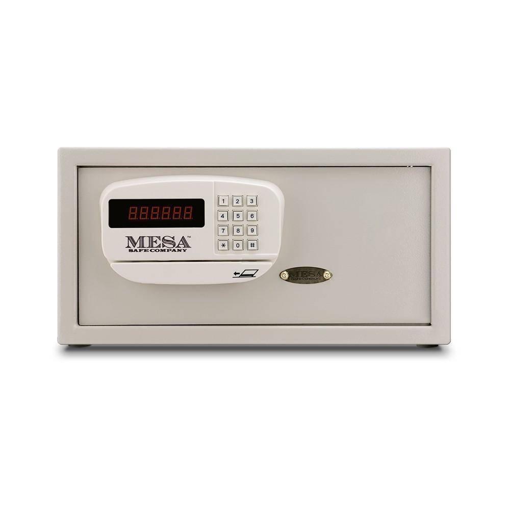 MESA Safes Hotel Safe 1.2 cu.ft. w/ Card Swipe,White MHRC916E-WHT